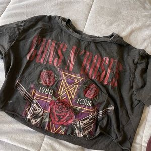 Guns n Roses Cropped Tee